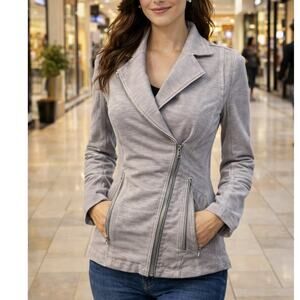 Lululemon ride on blazer S-M asymmetrical dual zip jacket moto style athletic